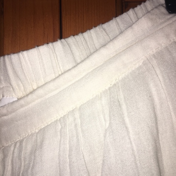 White Skirt with Lace Hem - Picture 3 of 4